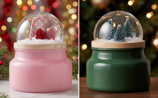 Mainstays Snowglobe Candles Mainstays Snowglobe Candles