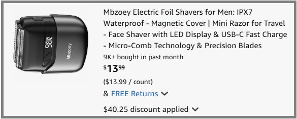 Mbzoey Mens Electric Waterproof Shaver Checkout Page Mbzoey Mens Electric Waterproof Shaver Checkout Page