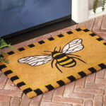 Members Mark Bee Coir Doormat on the Ground