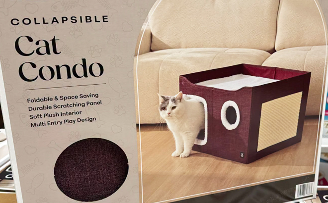 Members Mark Collapsible Cat Condo Members Mark Collapsible Cat Condo