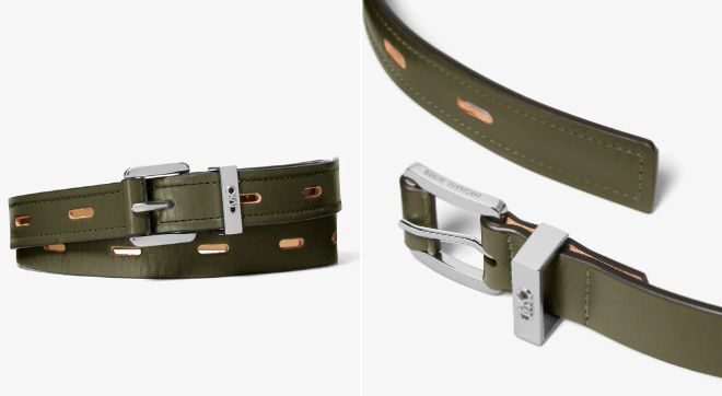 Michael Kors Cutout Leather Blend Belt Michael Kors Cutout Leather Blend Belt