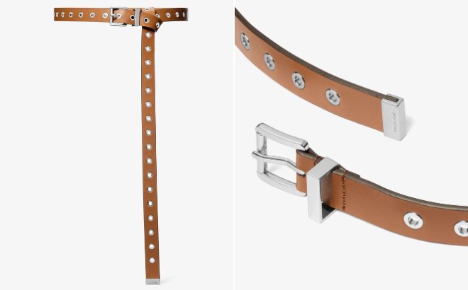 Michael Kors Grommeted Leather Belt Michael Kors Grommeted Leather Belt