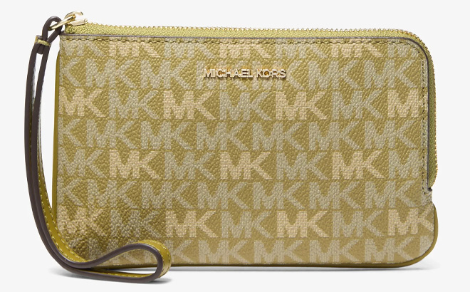 Michael Kors Jet Set Travel Small Signature Logo Wristlet