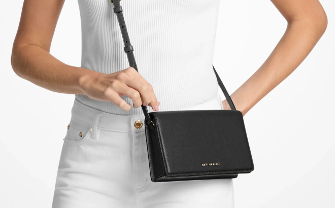 Michael Kors Marlowe Medium Leather Crossbody Bag Michael Kors Marlowe Medium Leather Crossbody Bag