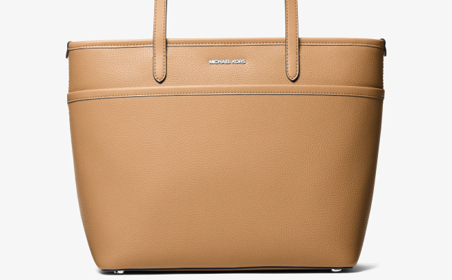Michael Kors Marlowe Medium Pebbled Leather Pocket Tote