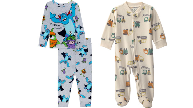 Monsters Inc 2 Piece Toddler Viscose Halloween Pajama Set