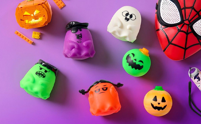 NeeDoh Halloween Squish Toys on the Table NeeDoh Halloween Squish Toys on the Table