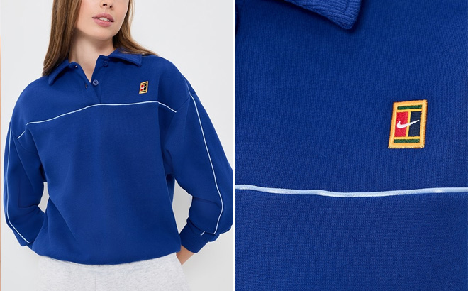 Nike Fleece Tennis Sweatshirt