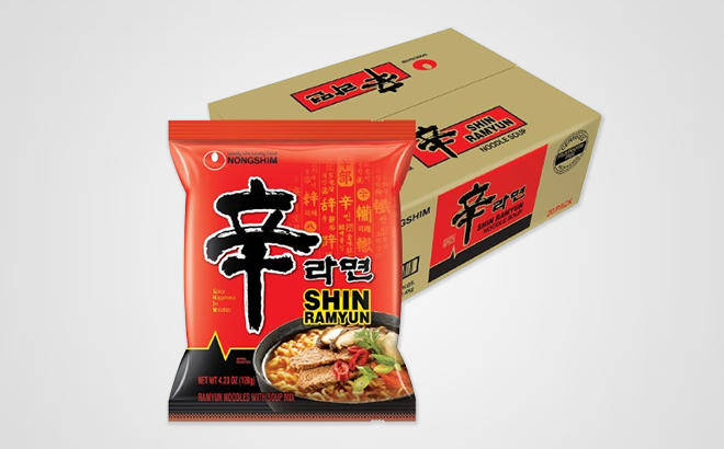 Nongshim Shin Ramyun Noodles 20 Pack Nongshim Shin Ramyun Noodles 20 Pack