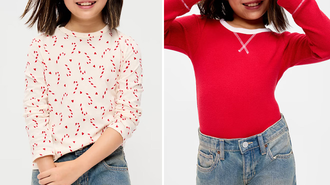 Old Navy Long Sleeve CozePlush Fitted Top for Girls Old Navy Long Sleeve CozePlush Fitted Top for Girls
