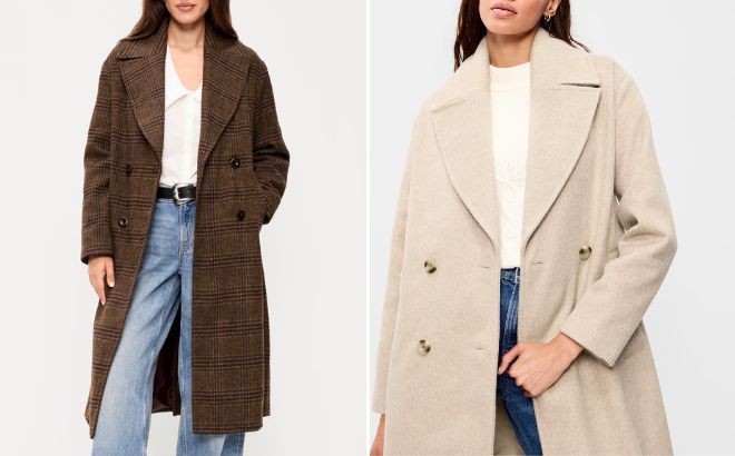 Old Navy Oversized Full Length Overcoat