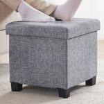 Ornavo Home Collapsible Square Cube Storage Ottoman