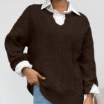 Oversized Cable Knit Sweater