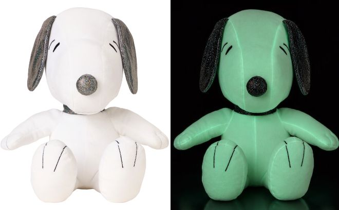 Peanuts Snoopy Kids Glow in the Dark Plush Pillow Buddy Peanuts Snoopy Kids Glow in the Dark Plush Pillow Buddy