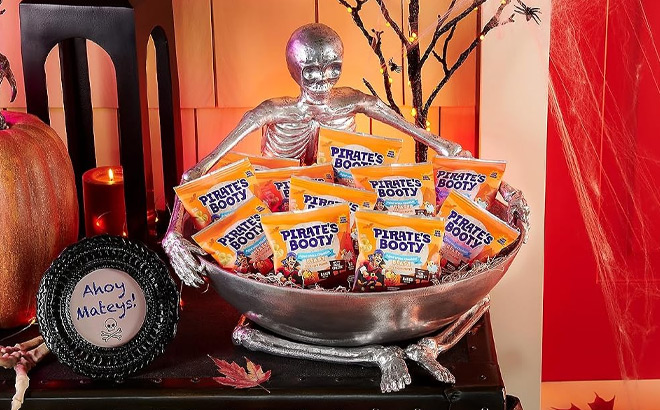 Pirates Booty Aged White Cheddar Cheese Puffs Halloween Snacks