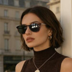 Polarized Round Sunglasses for Women Men with UV Protection