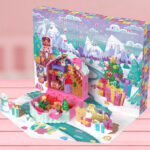 Polly Pocket Dolls Advent Calendar on the Table