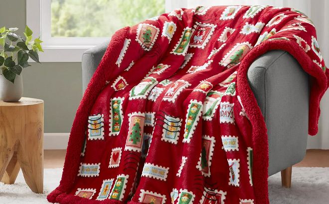 Premier Comfort Cozy Plush To Sherpa Throw