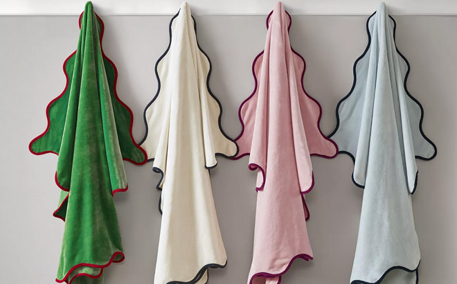 Premier Comfort Cozy Soft Plush Scallop Edge Throw