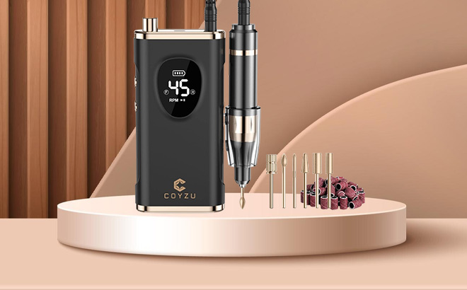 Professional Electric Nail Drill on the Table