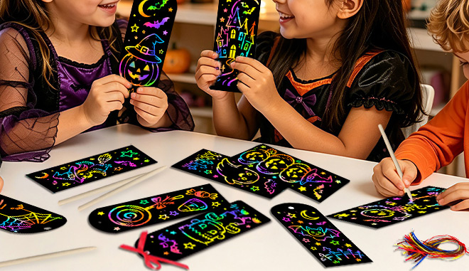Rainbow Scratch Paper Art Bookmarks Rainbow Scratch Paper Art Bookmarks