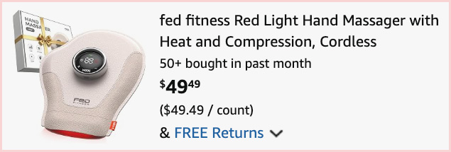 Red Light Hand Massager at Checkout Red Light Hand Massager at Checkout