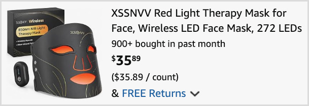 Red Light Therapy Mask at Checkout Red Light Therapy Mask at Checkout