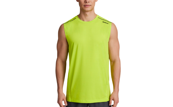 Reebok Mens Turboboost Sleeveless Muscle Tank Top