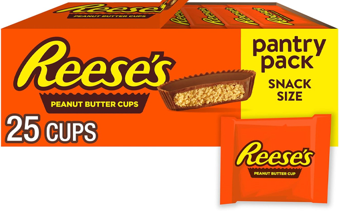Reeses Peanut Butter Cups Snack Size 25 Pack Reeses Peanut Butter Cups Snack Size 25 Pack