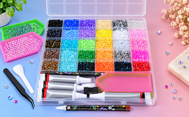 Rhinestones 45 000 Piece Bedazzling Kit Rhinestones 45 000 Piece Bedazzling Kit