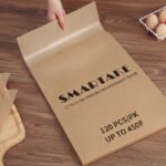 SMARTAKE 200 Pcs Parchment Paper Baking Sheets
