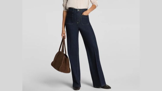 SPANXshape Authentic 360 Easy Flare Jeans with Patch Pockets SPANXshape Authentic 360 Easy Flare Jeans with Patch Pockets