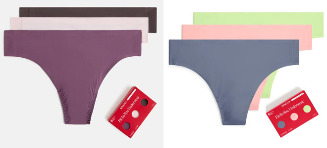 SPANXsmooth Fit To You Thong 3 Pack Boxes SPANXsmooth Fit To You Thong 3 Pack Boxes
