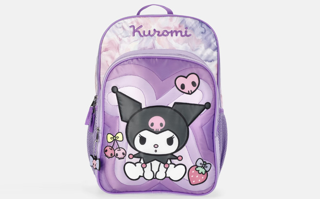 Sanrio Hello Kitty and Friends Girls Kuromi Quilted Backpack