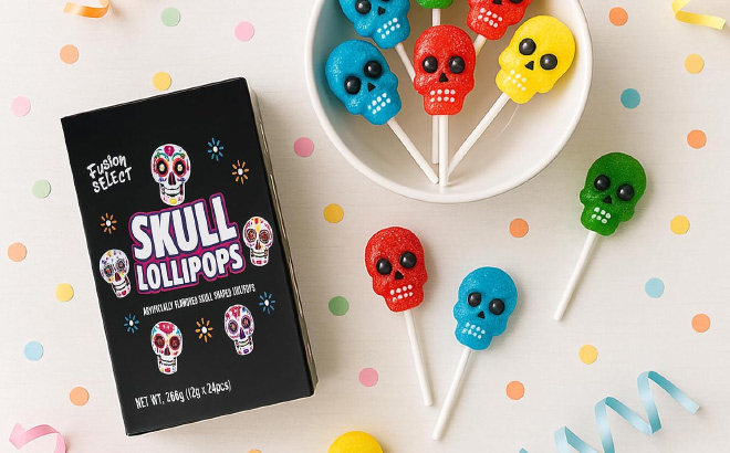Skull Lollipops 24 Count Skull Lollipops 24 Count