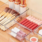 Smartake 13 Piece Drawer Organizers on the Table