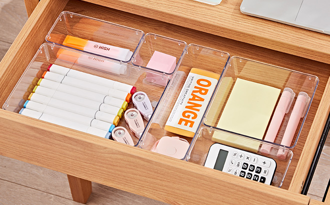 Smartake 13 Piece Drawer Organizers Smartake 13 Piece Drawer Organizers