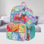 Squishmallow 5 Piece Backpack Set with Detachable Lunch Bag 1