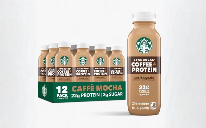 Starbucks Coffee Protein Caffe Mocha 12 Pack