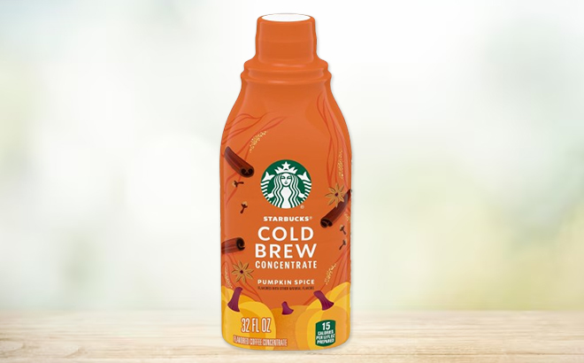 Starbucks Cold Brew Coffee Concentrate in Pumpkin Spice Flavor Starbucks Cold Brew Coffee Concentrate in Pumpkin Spice Flavor