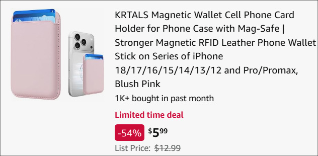 Stronger MagSafe Phone Wallet Checkout Stronger MagSafe Phone Wallet Checkout