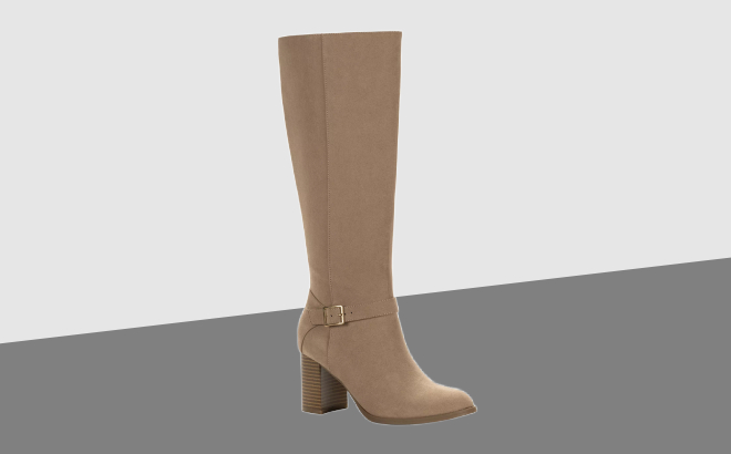Style Co Womens Ruthh Buckle Detail Dress Boots
