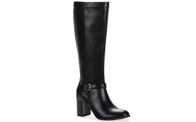 Style Co Womens Ruthh Round Toe Buckle Detail Dress Boots