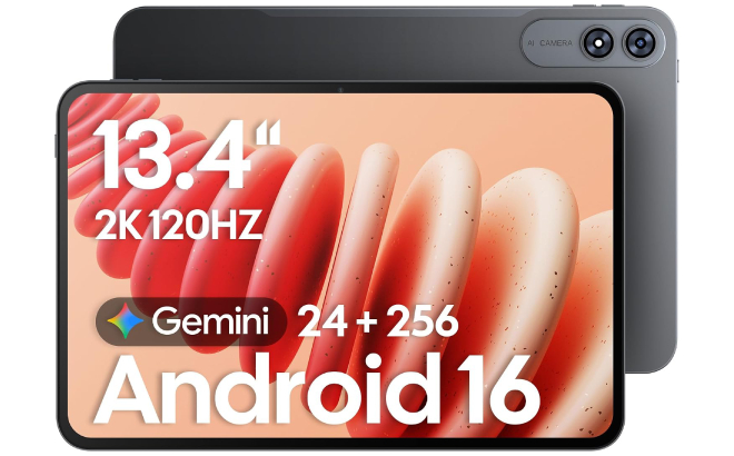 TABWEE 13 4 Inch Android 16 Tablet
