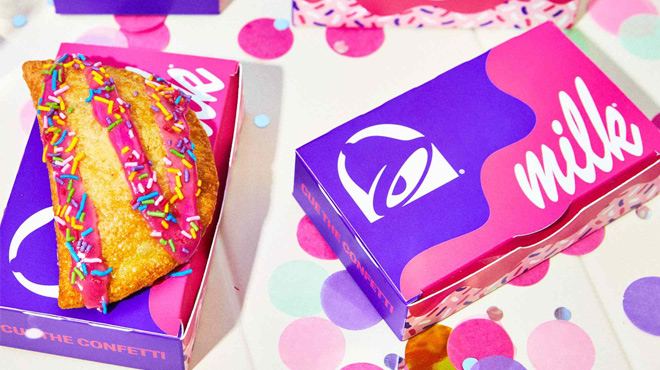 Taco Bell Milk Bar Birthday Cake Empanada Taco Bell Milk Bar Birthday Cake Empanada
