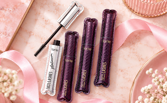 Tarte Lights Camera Lashes 4 Piece Mascara Set Tarte Lights Camera Lashes 4 Piece Mascara Set