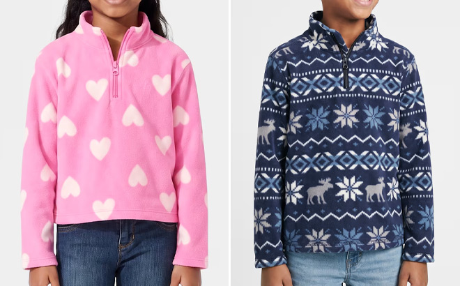 The Childrens Place Microfleece Pullover