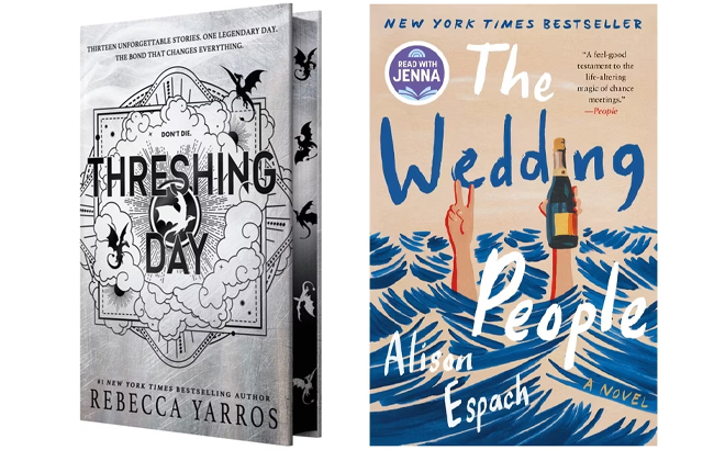 Threshing Day Wing and Claw Collection The Empyrean by Rebecca Yarros Hardback and The Wedding People by Alison Espach Paperback Threshing Day Wing and Claw Collection The Empyrean by Rebecca Yarros Hardback and The Wedding People by Alison Espach Paperback