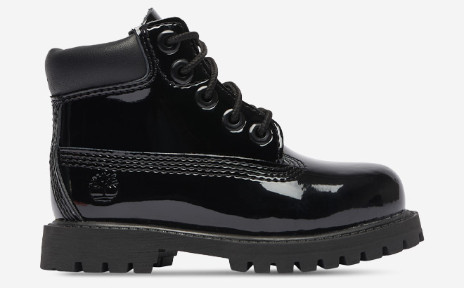 Timberland Toddler Boys Premium Waterproof Patent Leather Boot Timberland Toddler Boys Premium Waterproof Patent Leather Boot