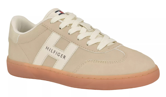 Tommy Hilfiger Womens Maisie Low Profile Lace Up Sneakers